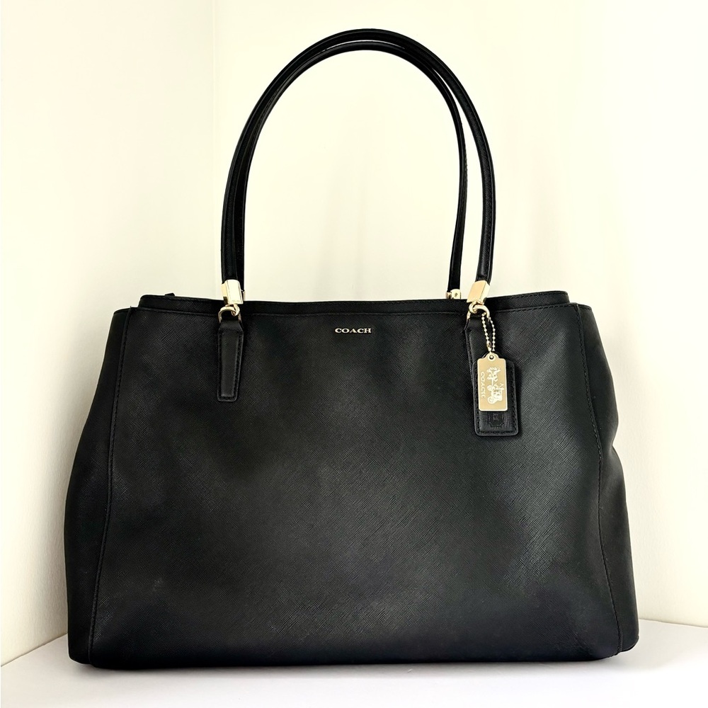 COACH Madison Christie Carryall Satchel Black